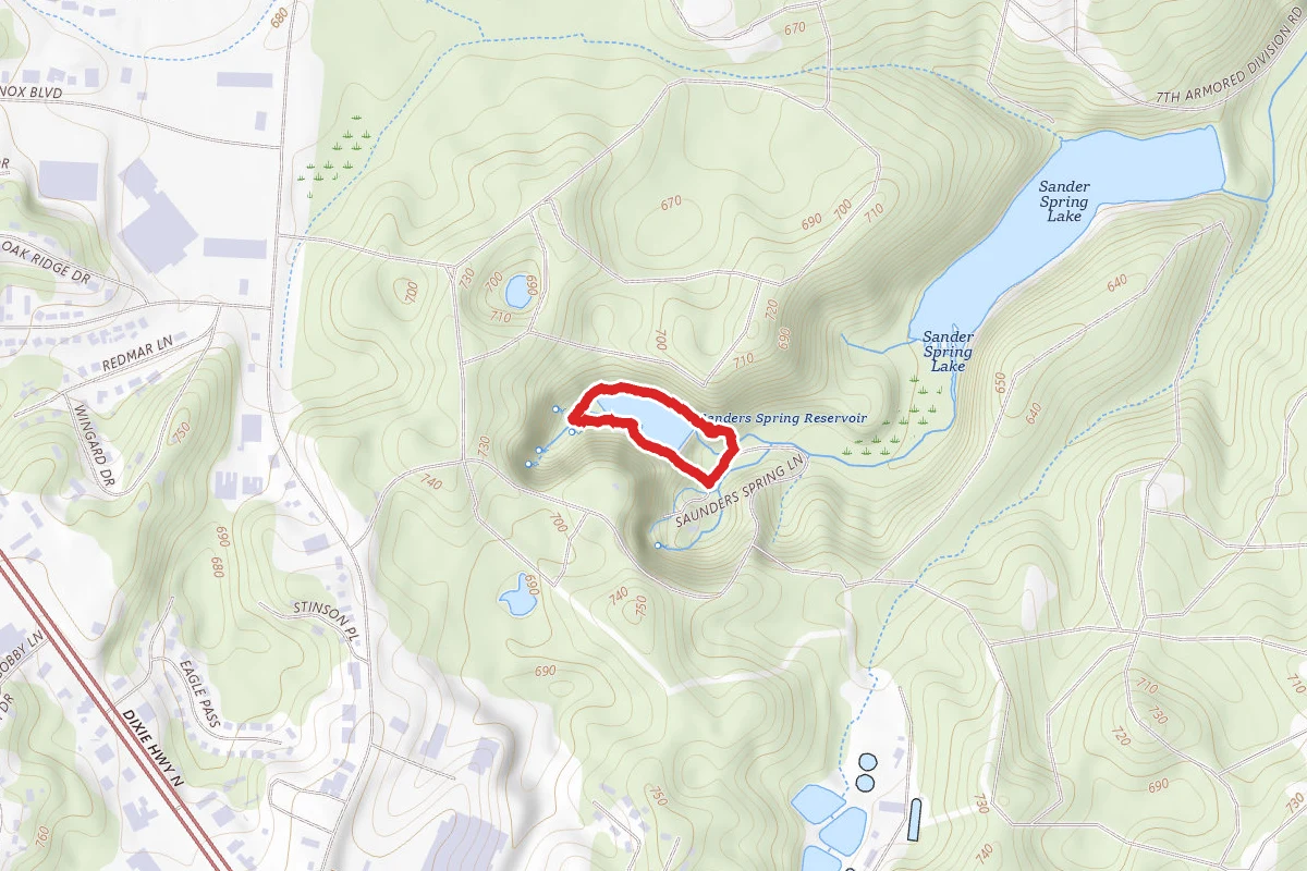 Saunders Springs Reservoir Loop