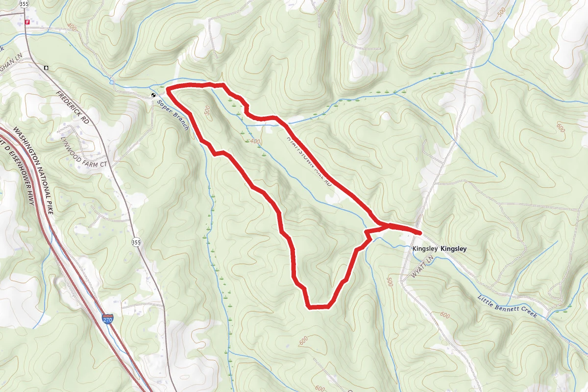 Western Piedmont, Bennett Ridge and Beaver Valley Trail Loop