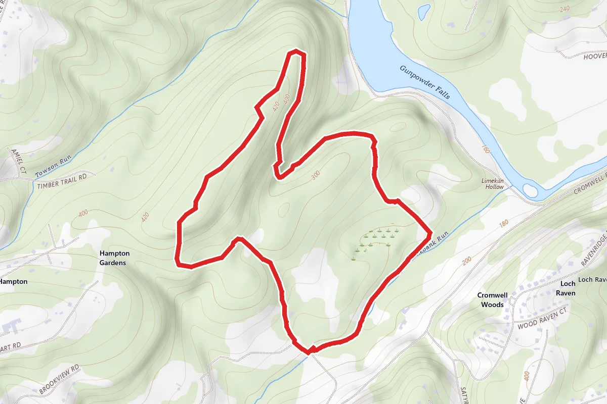 Minebank Run, Fire Road and Willow Grove Trail