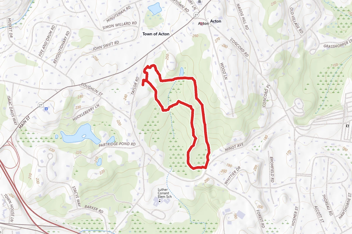 Arboretum Main Loop (Yellow)