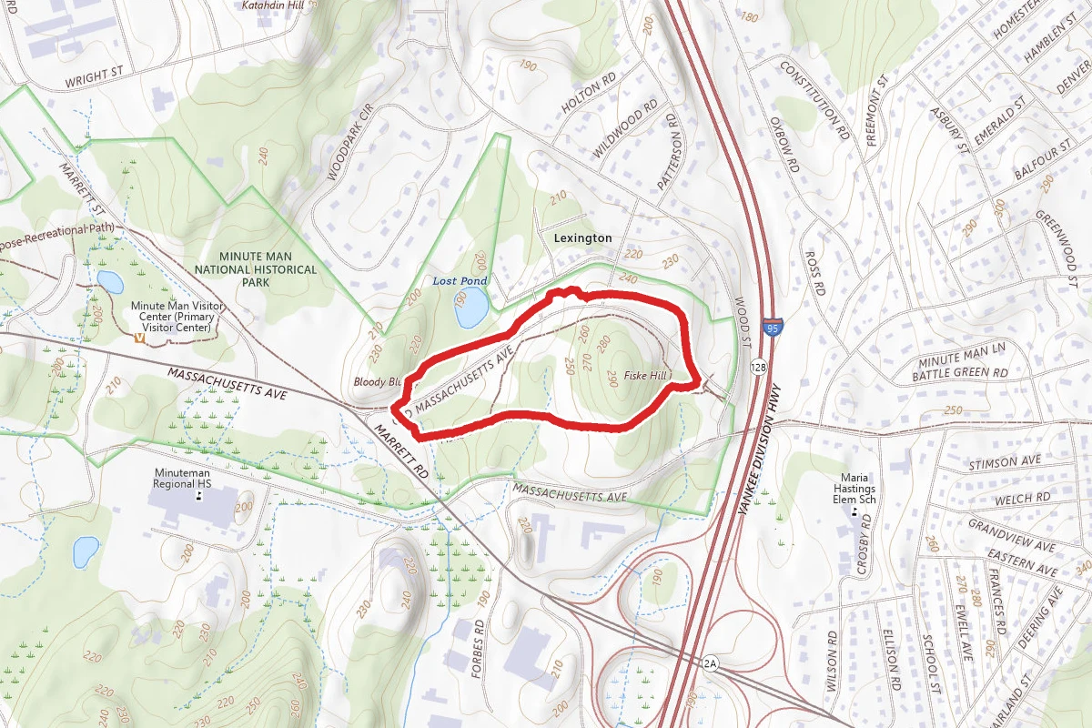 Battle Road to Fiske Hill Loop