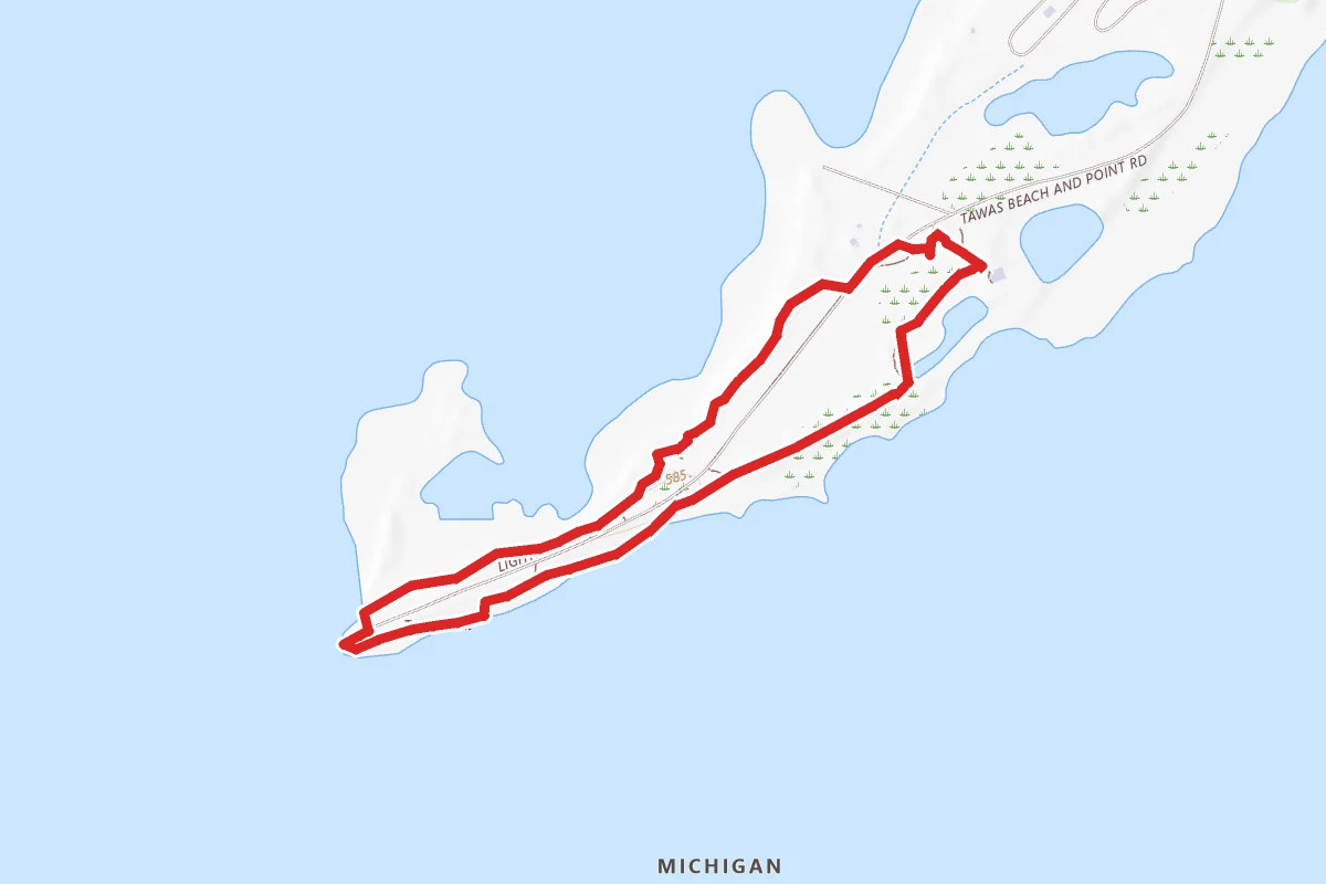 Tawas Point via Sandy Hook Nature Trail