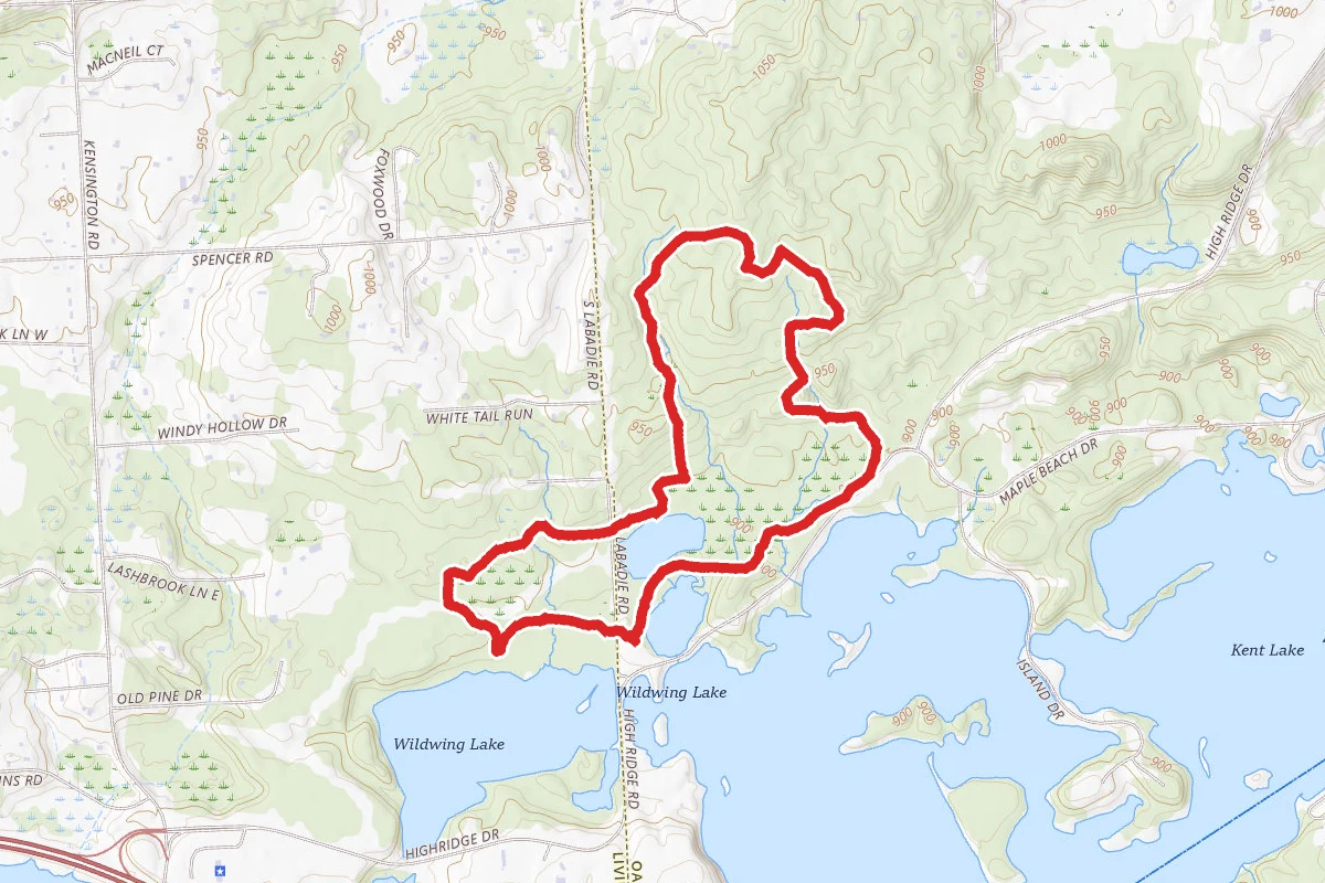 Kensington Metropark Loop Trail