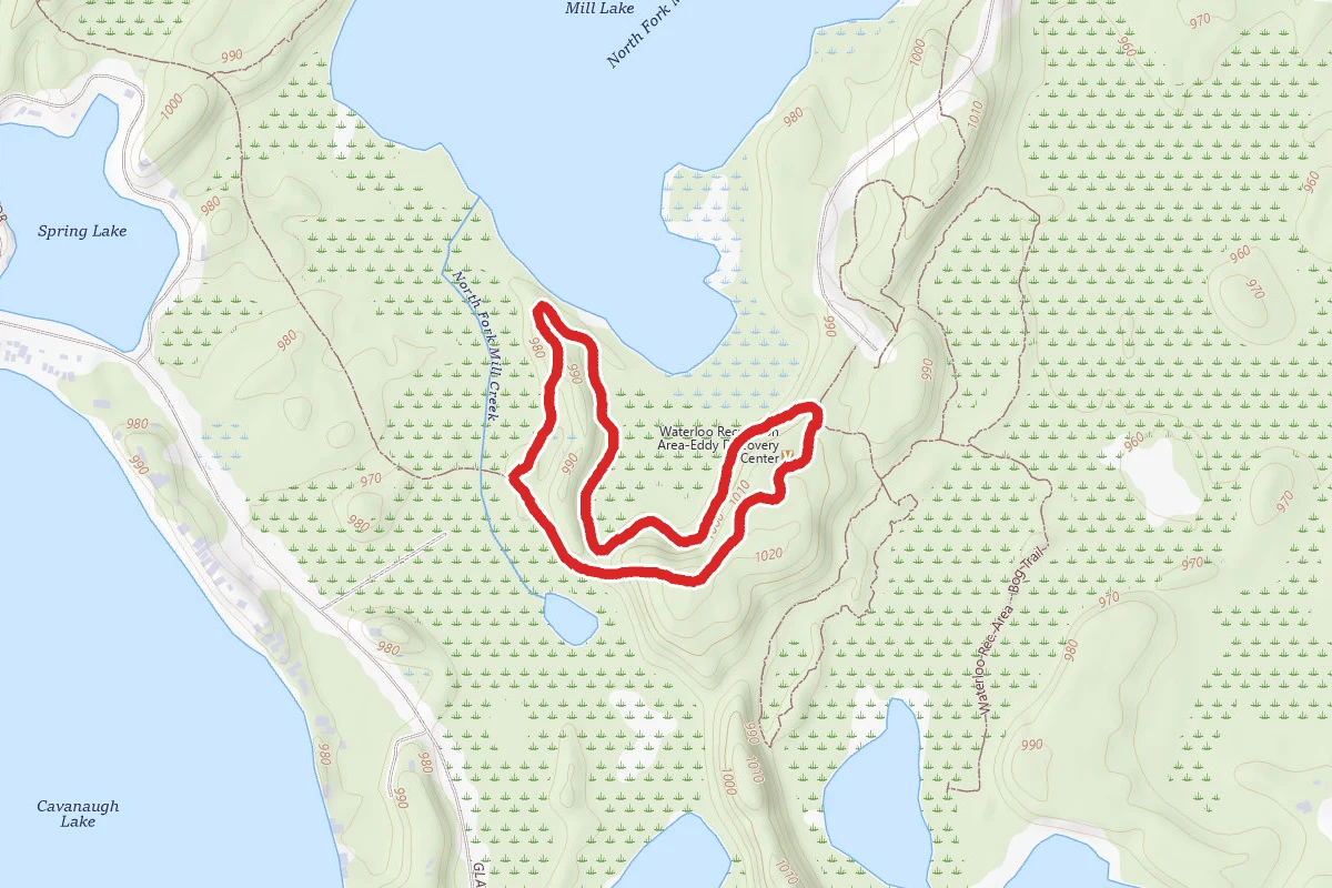 Waterloo Pinckney and Oak Wood Loop