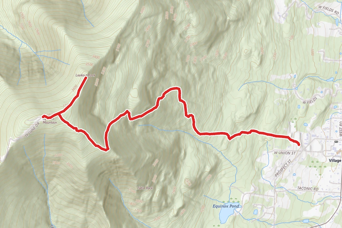 Equinox Mountain and Lookout Rock