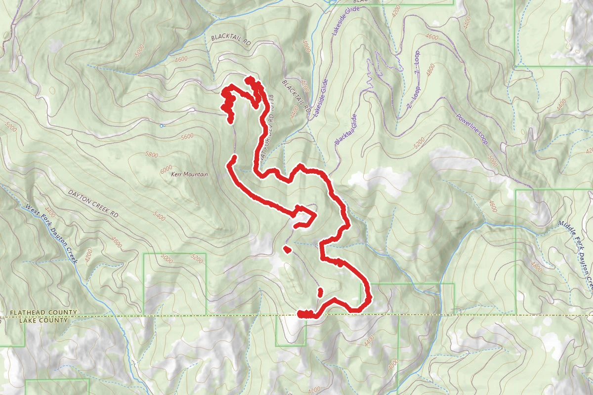 Blacktail Mountain Trail