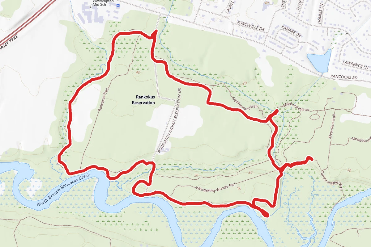 Rancocas, Whispering Woods, and Little Brook Loop