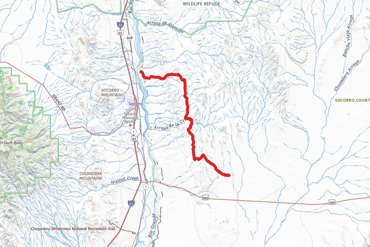 Quebradas Back Country OHV Route