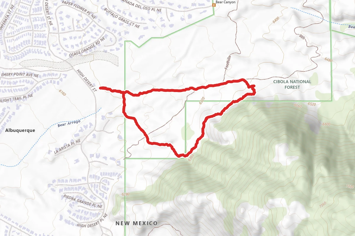 Foothills and Michial M. Emery Nature Loop