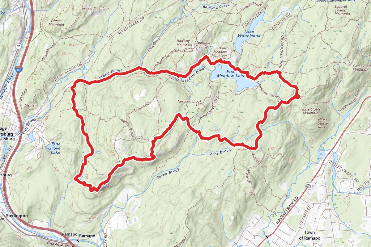 Harriman Park and Pine Meadow Lake Loop