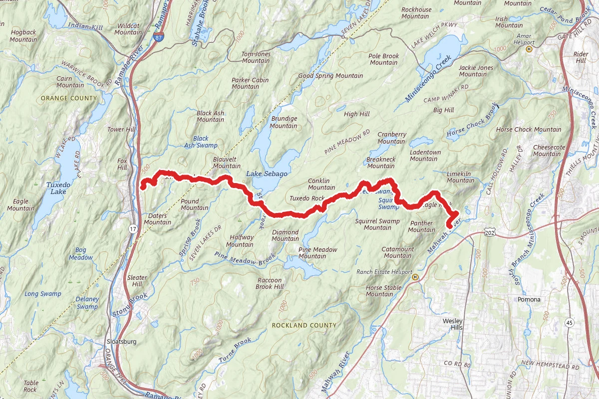 Torne Mount Ivy Trail