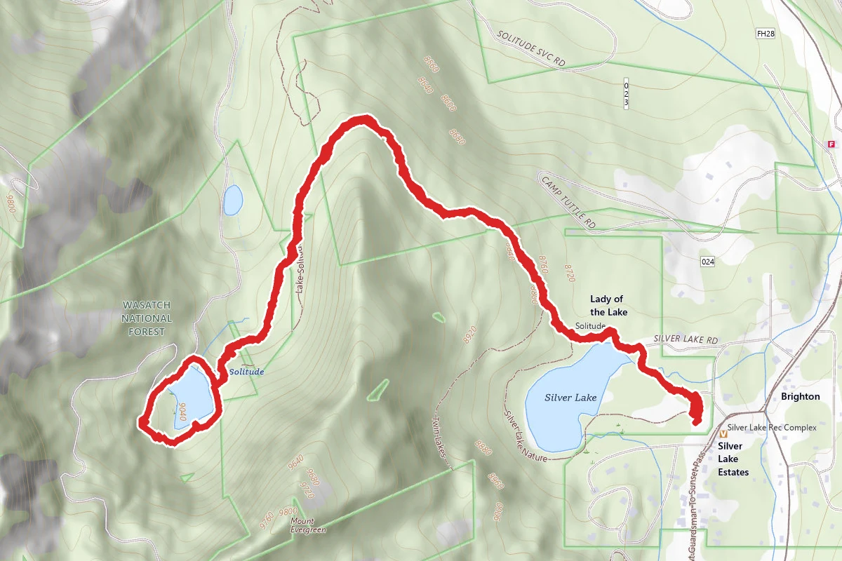 Lake Solitude Trail