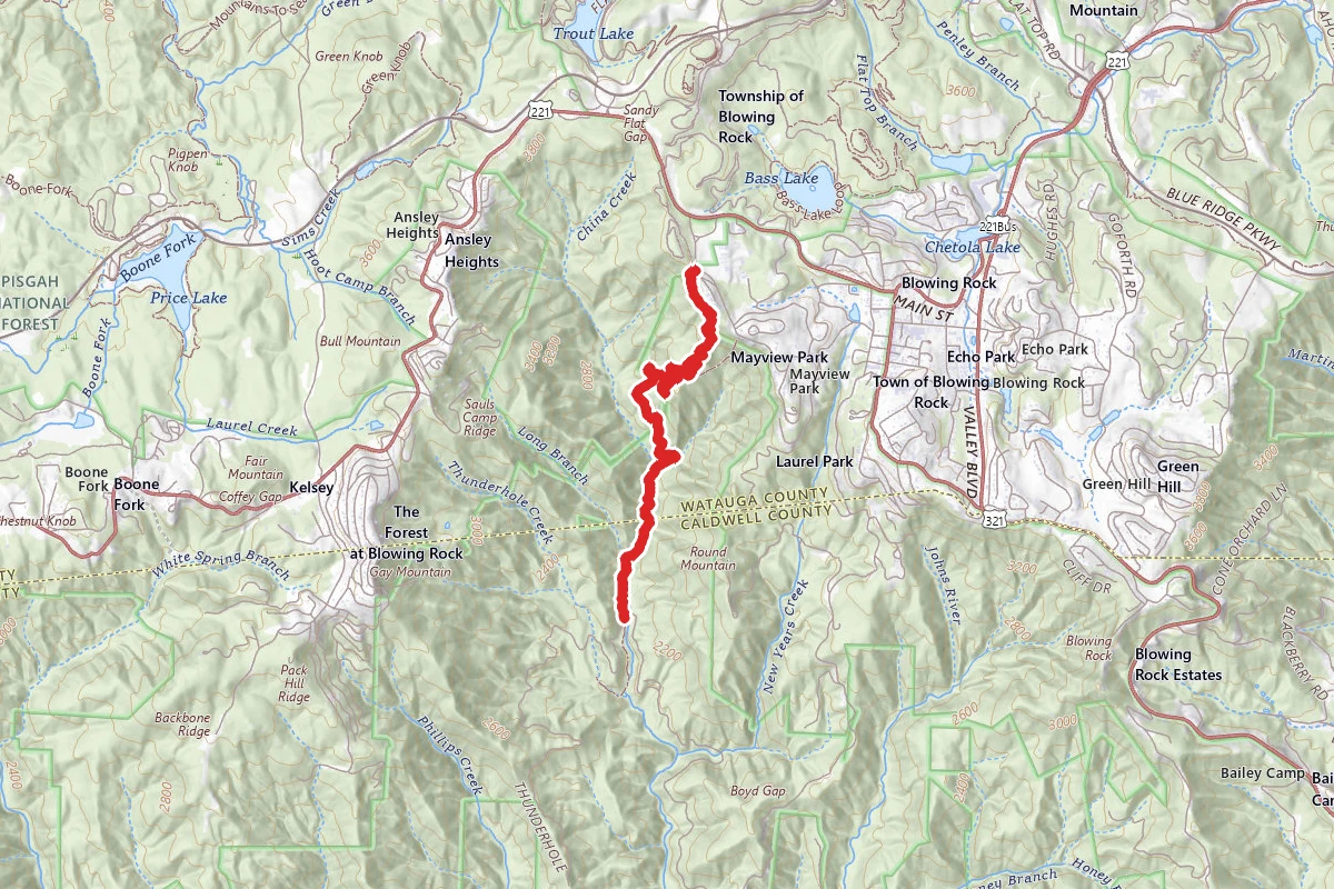China Creek Trail