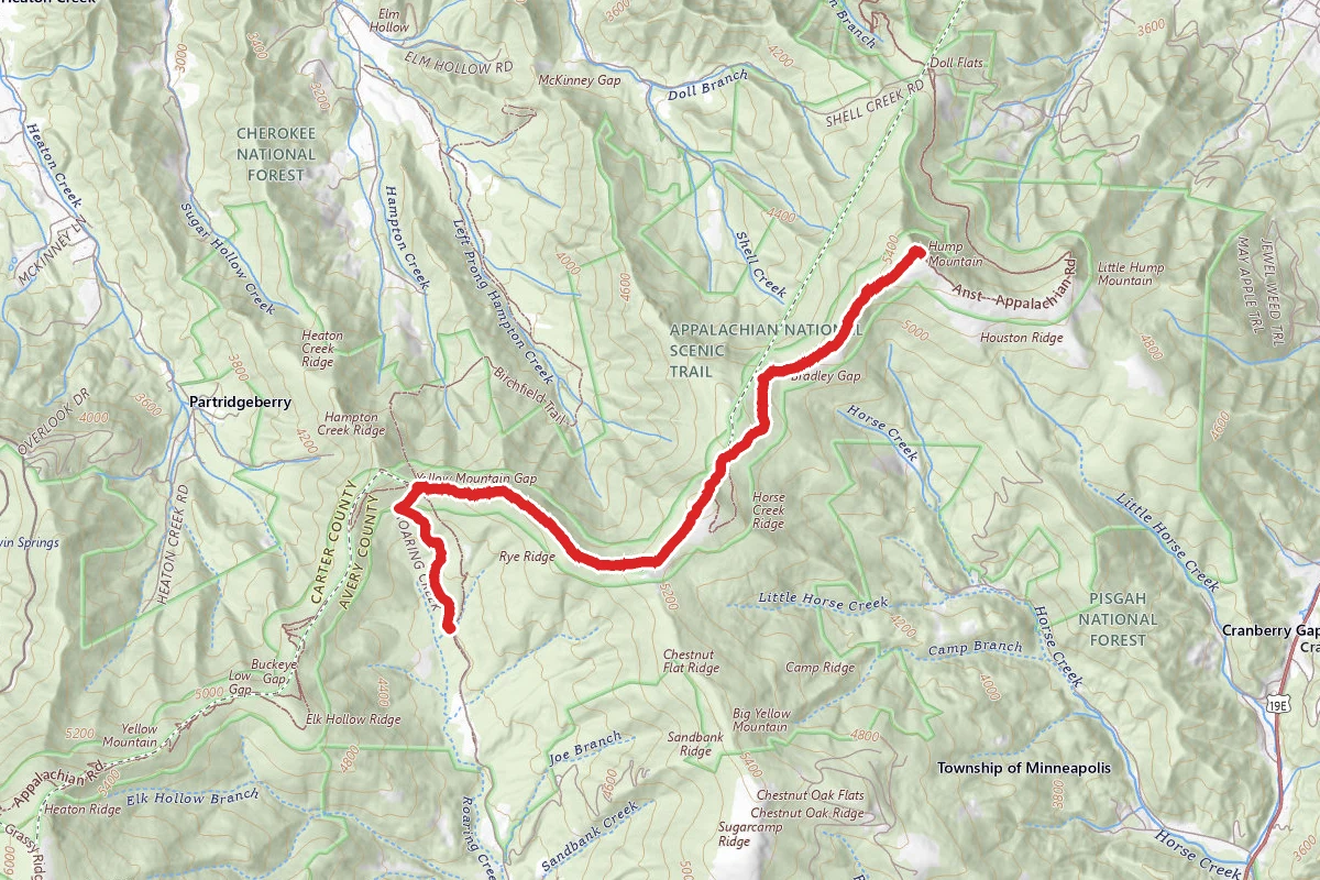 Overmountain Victory Trail to Hump Mountain