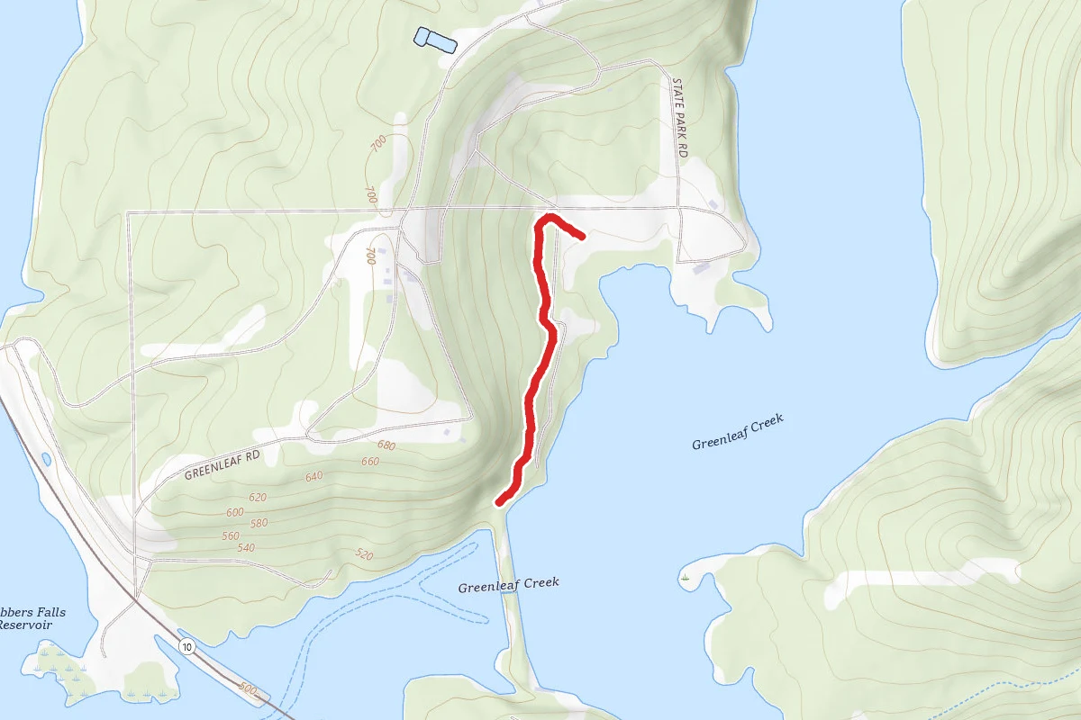 Greenleaf Trail to Dam
