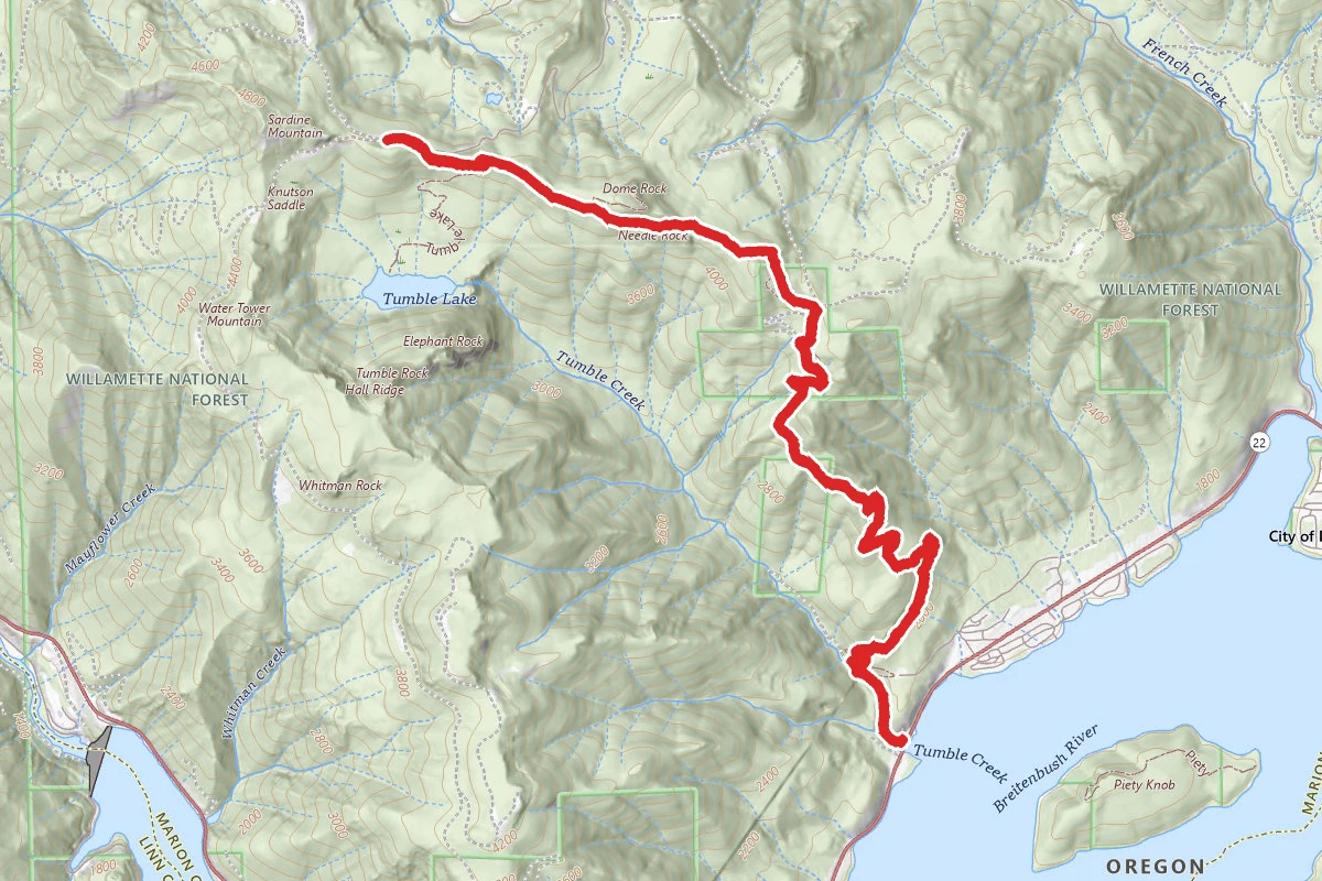 Tumble Ridge Trail #3380