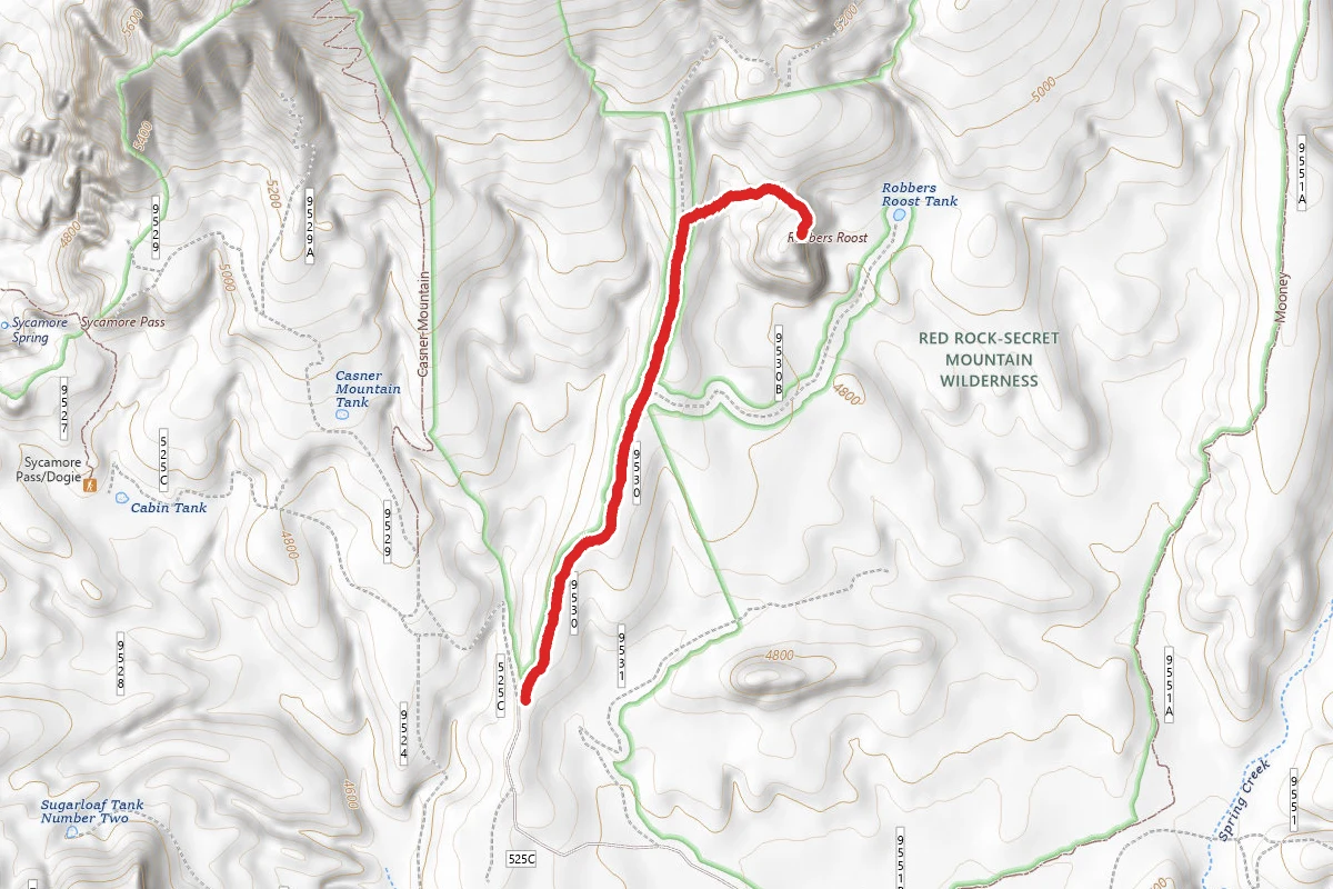 Robbers Roost Trail