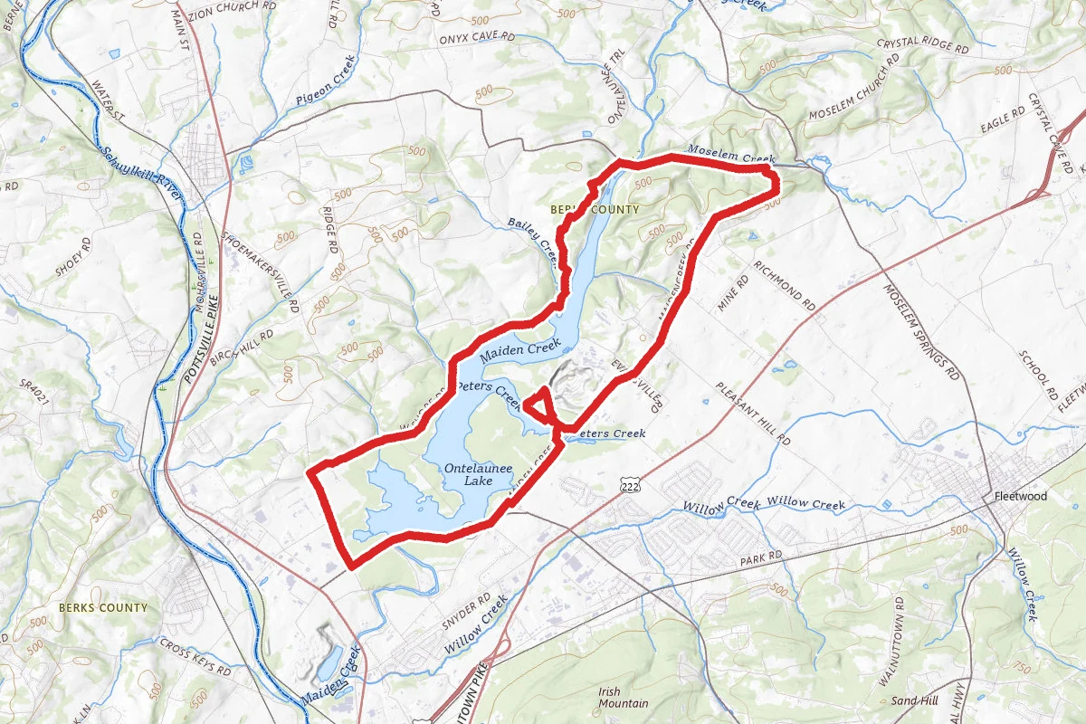 Ontelaunee Lake Loop