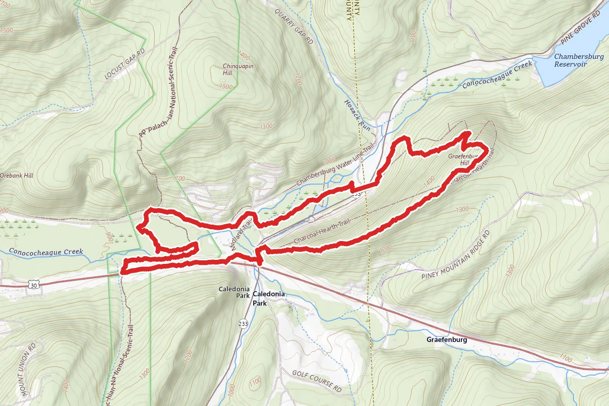 Greefenburg Hill and Conococheague Creek Loop Trail