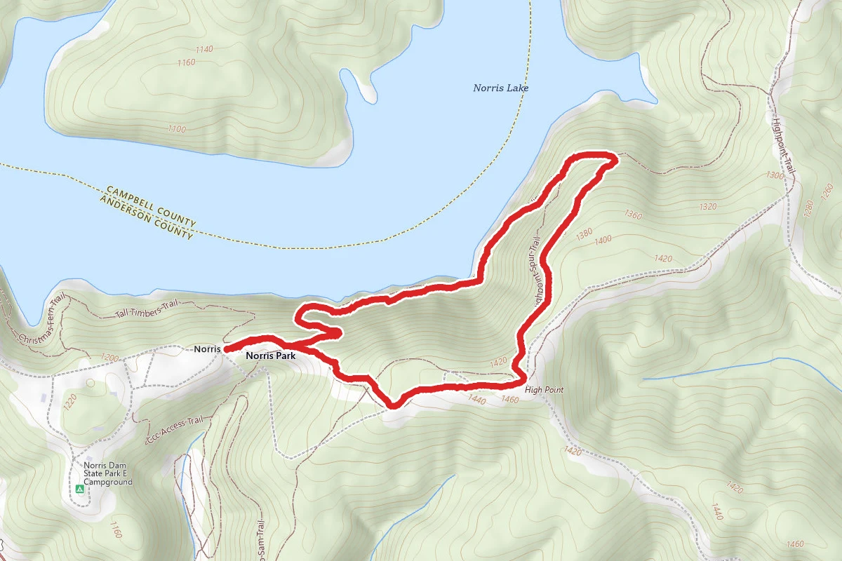Norris Dam Lake View Trail