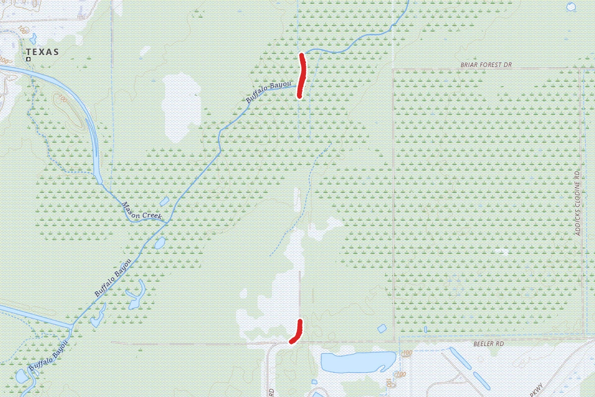 George Bush Park - Barker to Bayou Bridge