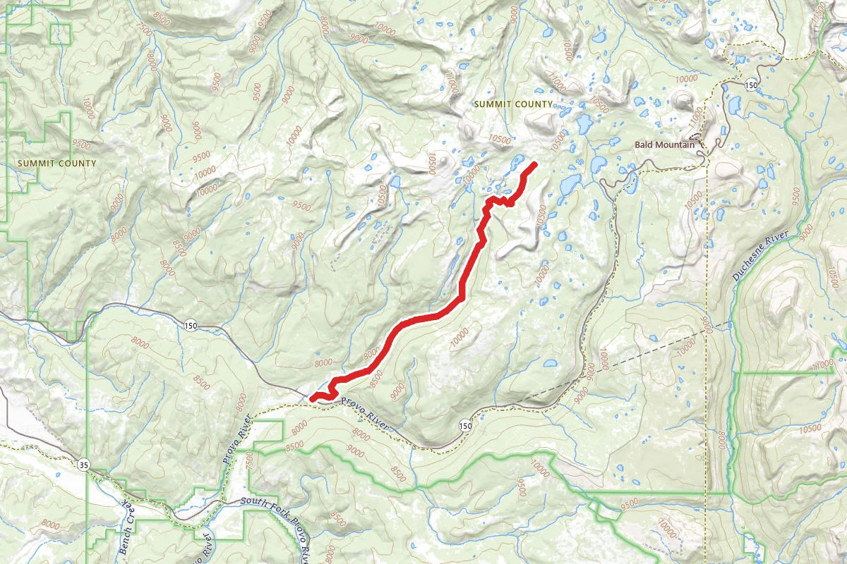North Fork Provo River Trail