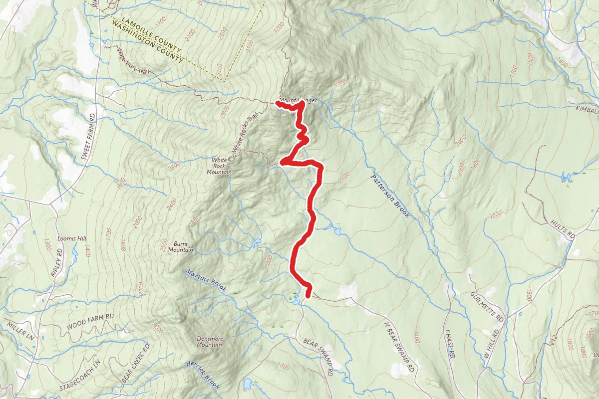 Mount Hunger via Middlesex Trail