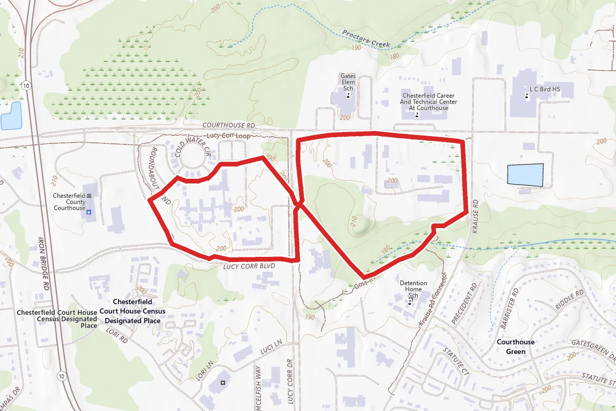 Chesterfield Government Center Trails