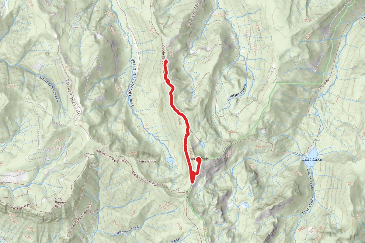 Noble Knob Northern Approach