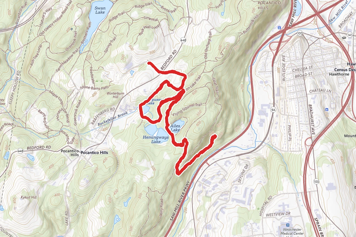 Raven's Rock via Ferguson Lake Trail