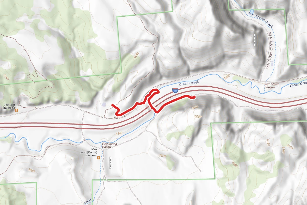 Cave of 100 Hands Trail