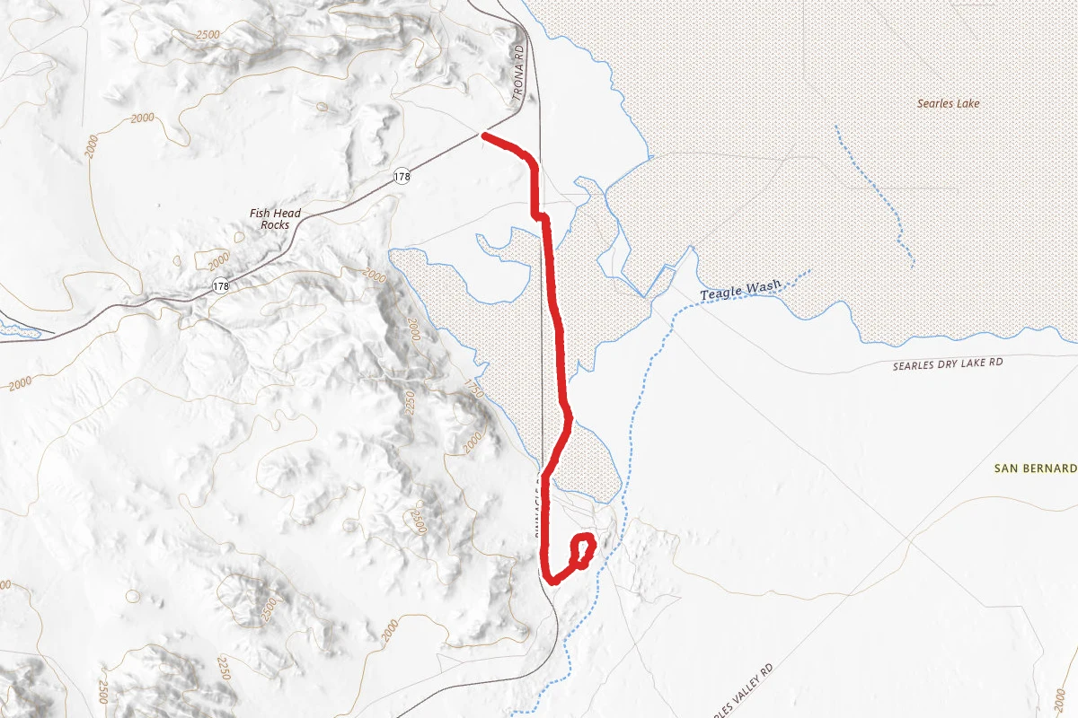 Trona Pinnacles OHV Route