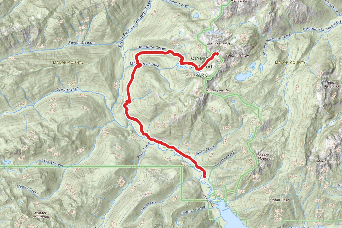 Gladys Divide Primitive Trail