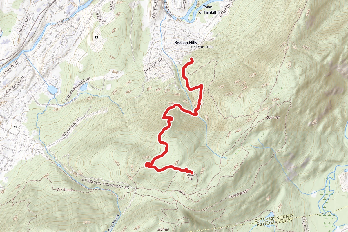 Fishkill Ridge to Lambs Hill
