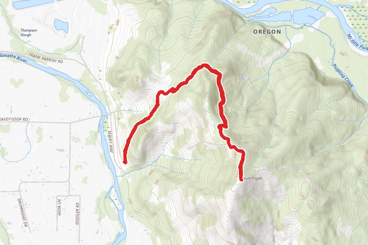 Mount Pisgah via Trail 4
