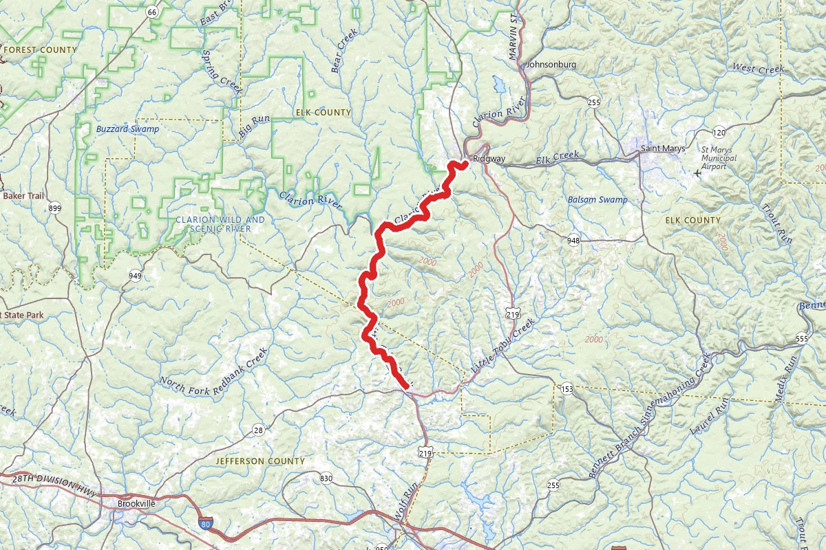 Clarion Little Toby Trail from the North