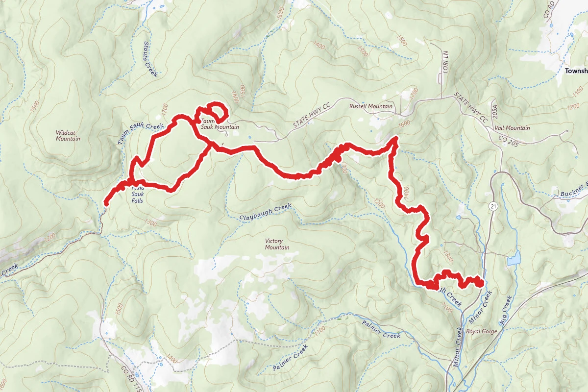 To Taum Sauk on the Ozark Trail
