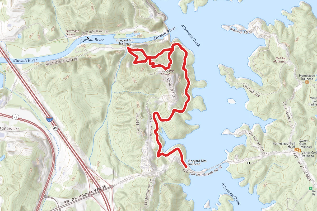 Vineyard Mountain Trail