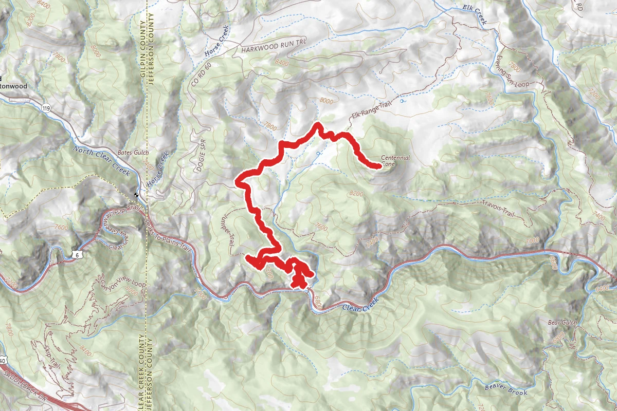Mayhem Gulch to Centennial Cone