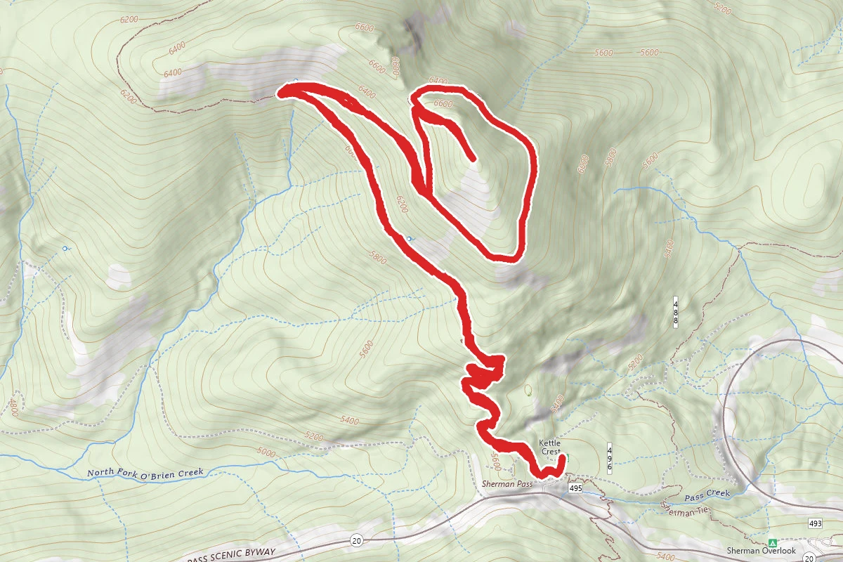 Columbia Mountain (Kettle Crest North)