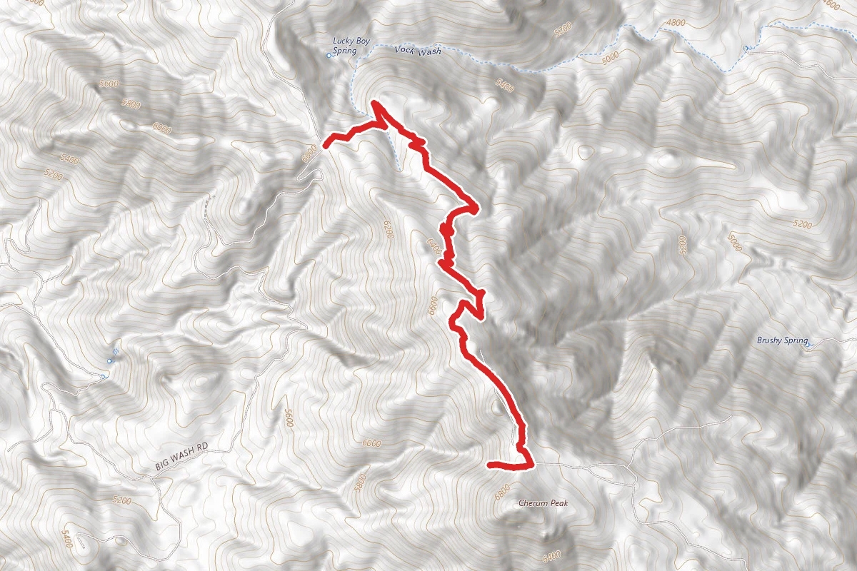 Cherum Peak Trail