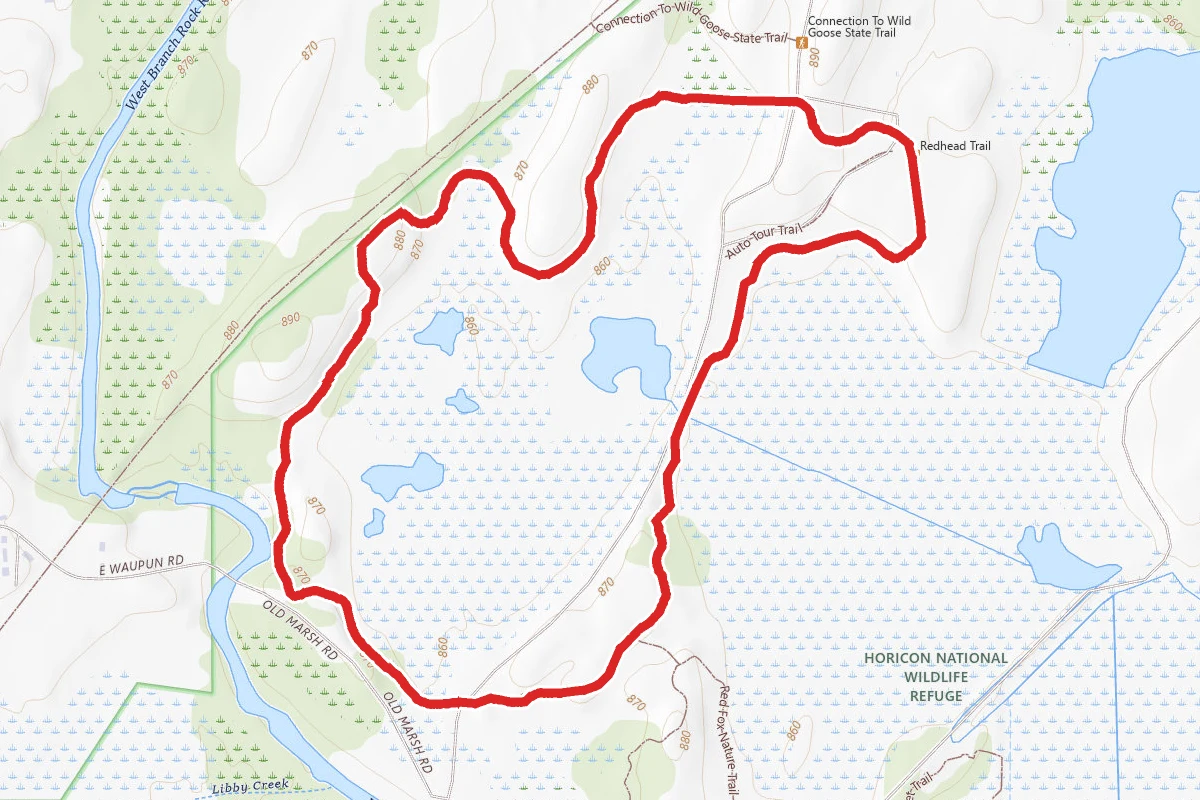 Redhead Hiking Trail