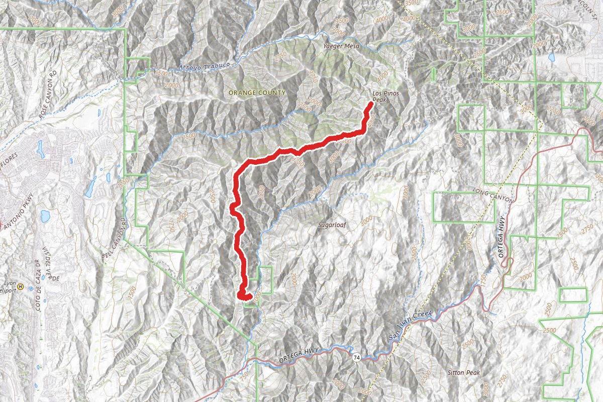 Los Pinos Peak (South Approach)