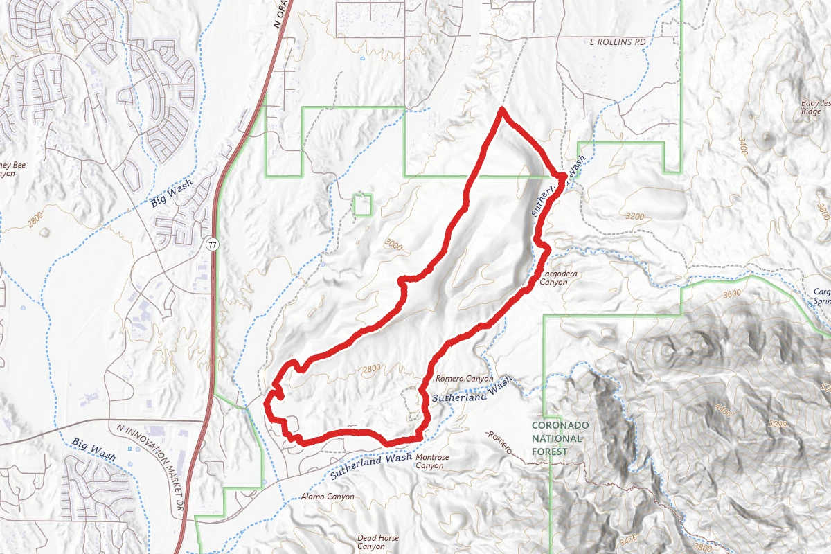 Nature, Catalina, 50-Year and Bridle Trail Loop