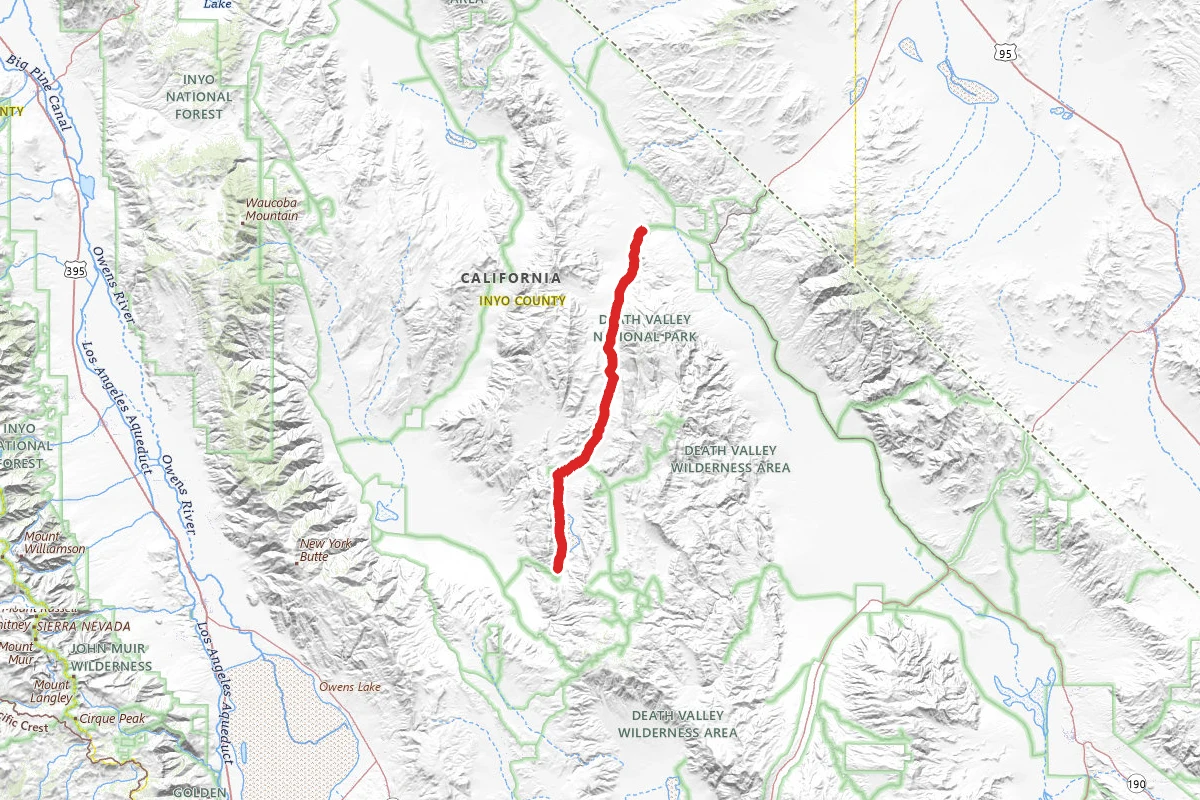 Racetrack Valley OHV Road
