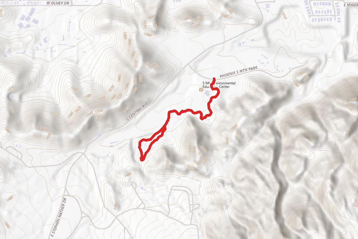 Phoenix South Mountain Wheelchair Accessible Trail