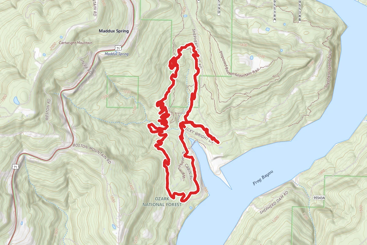 Boston Mountain A and B Loop
