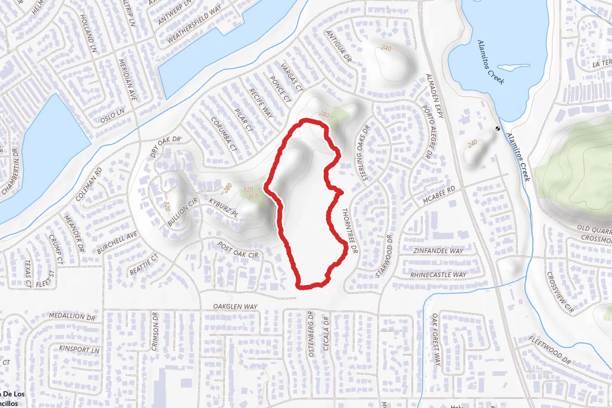 Guadalupe Oak Grove Park Loop