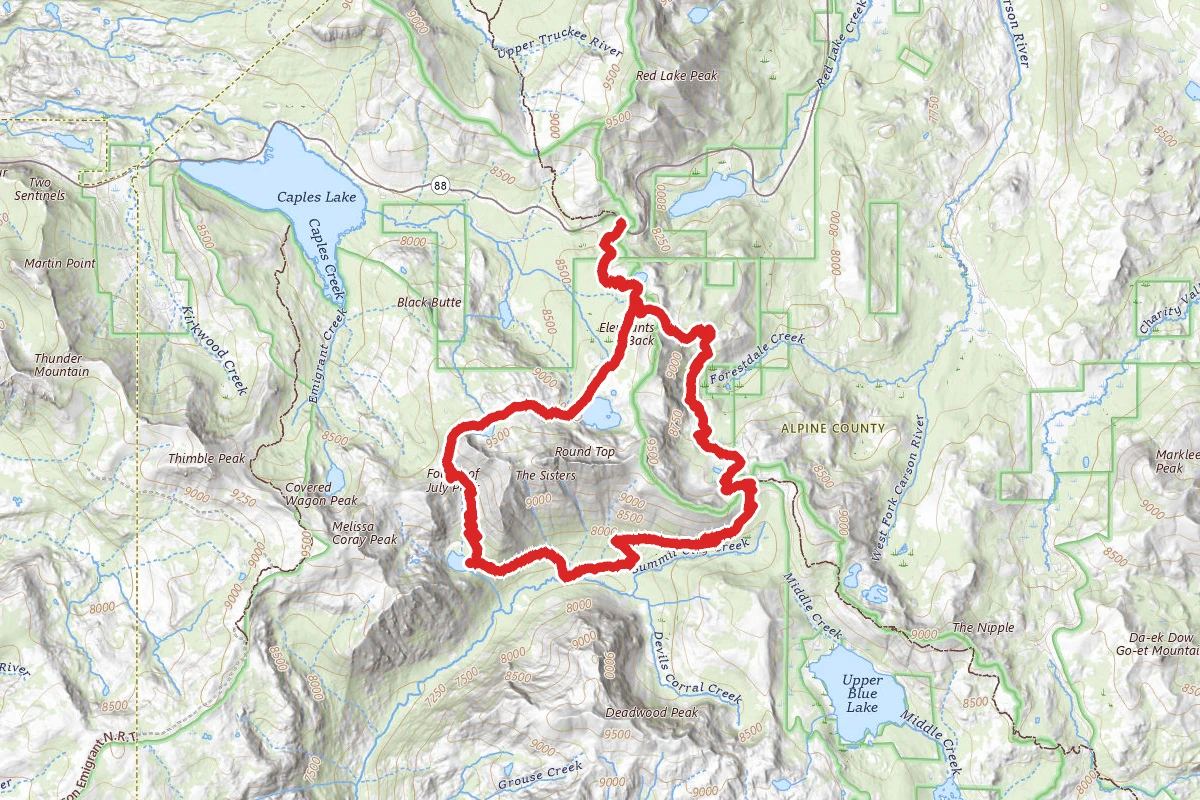 Fourth of July Lake Loop