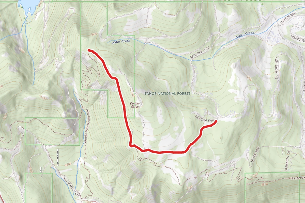 Johnson Canyon Overlook via Glacier Way Trailhead